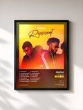 #noir Tableau de l'album Represent de Equalz, cadre noir, imprimé et encadré en France