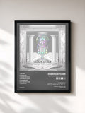 #noir Tableau de l'album [Dystopia : Road to Utopia] de DREAMCATCHER, cadre noir, imprimé et encadré en France