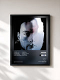 #noir Tableau de l'album In The Silence de Asgeir, cadre noir, imprimé et encadré en France