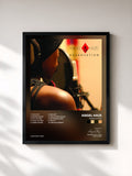 #noir Tableau de l'album Reservation de Angel Haze, cadre noir, imprimé et encadré en France