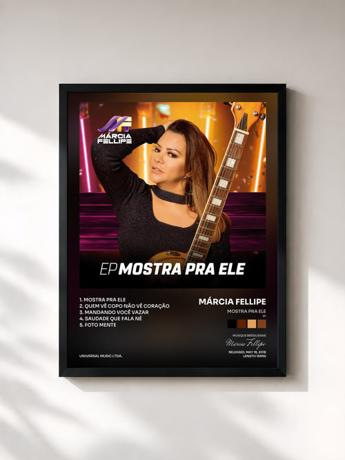 Márcia Fellipe · Mostra Pra Ele (EP) — Affiche encadrée