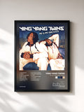 #noir Me & My Brother - Clean von Ying Yang Twins als gerahmter Kunstdruck, schwarzer Rahmen, gedruckt und gerahmt in Frankreich