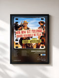 #noir Tableau de l'album Mon Nom Est Personne (Bande originale du film) (L'édition complète) de Ennio Morricone, cadre noir, imprimé et encadré en France
