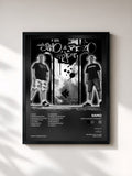#noir Tableau de l'album SaMo & Rożo Projekt de Samo, cadre noir, imprimé et encadré en France