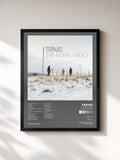 #noir Tableau de l'album The Man Who (20th Anniversary Edition) de Travis, cadre noir, imprimé et encadré en France
