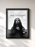 #noir Tableau de l'album No Sleep de DJ ESCO, cadre noir, imprimé et encadré en France