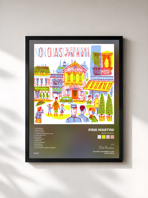 Pink Martini · Non ouais ! — Affiche encadrée