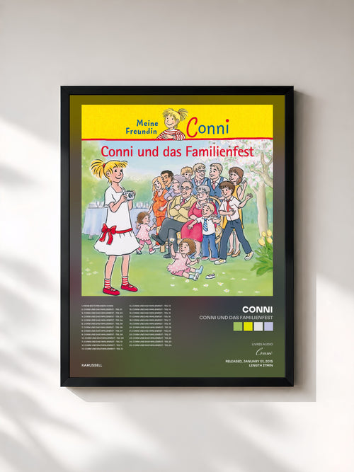 Conni · Conni und das Familienfest — Affiche encadrée