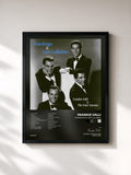 #noir Tableau de l'album Teardrops & Lost Lullabies de Frankie Valli, cadre noir, imprimé et encadré en France