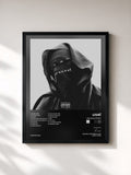 #noir Tableau de l'album Une Belle Mort de Livaï, cadre noir, imprimé et encadré en France