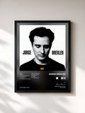 #noir Tableau de l'album Eco de Jorge Drexler, cadre noir, imprimé et encadré en France