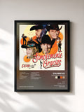 #noir Tableau de l'album Simplemente Gracias de Calibre 50, cadre noir, imprimé et encadré en France