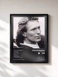 #noir Tableau de l'album Chronicles de Steve Winwood, cadre noir, imprimé et encadré en France