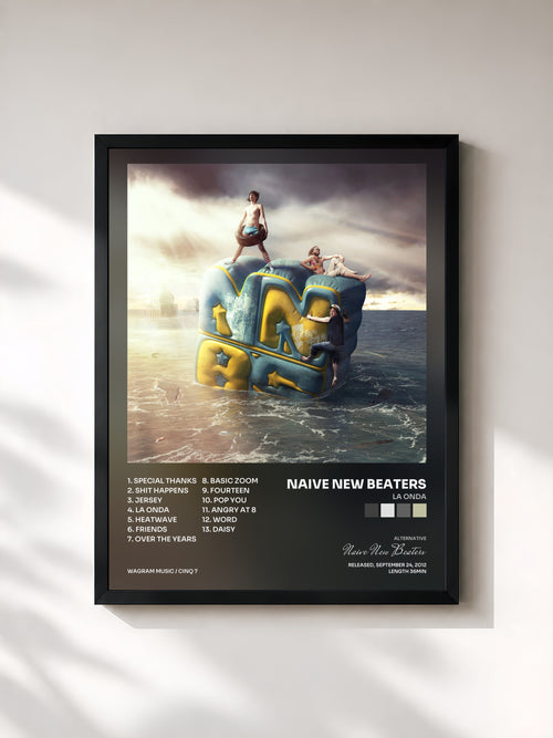 Naive New Beaters · La Onda — Affiche encadrée