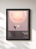 #noir Tableau de l'album another eternity de Purity Ring, cadre noir, imprimé et encadré en France