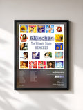 #noir Tableau de l'album The Ultimate Single Remixes de Blümchen, cadre noir, imprimé et encadré en France