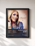 #noir Tableau de l'album Memories de Melanie Thornton, cadre noir, imprimé et encadré en France