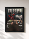 #noir Tableau de l'album Dope Boyz de Diddi Trix, cadre noir, imprimé et encadré en France