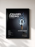 #noir Tableau de l'album Alles brennt de Johannes Oerding, cadre noir, imprimé et encadré en France