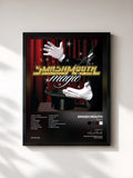 #noir Tableau de l'album Magic de Smash Mouth, cadre noir, imprimé et encadré en France
