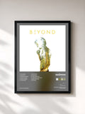 #noir Tableau de l'album Beyond de Naâman, cadre noir, imprimé et encadré en France