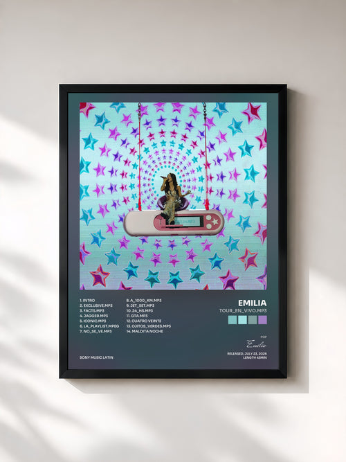 Emilia · Tour_En_Vivo.mp3 — Affiche encadrée