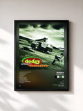 #noir Tableau de l'album Homegrown de Dodgy, cadre noir, imprimé et encadré en France