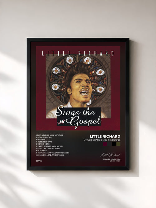 Little Richard · Little Richard Sings The Gospel — Affiche encadrée