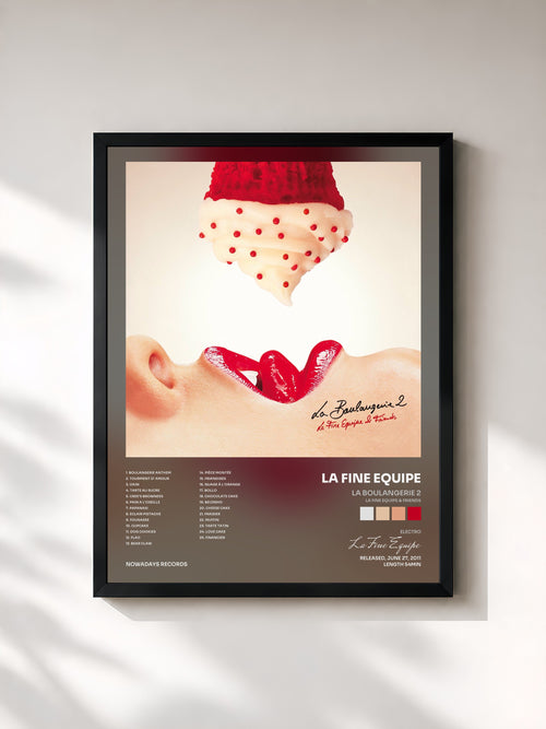 La Fine Equipe · La Boulangerie 2 (La Fine Equipe & Friends) — Affiche encadrée