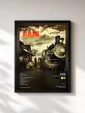 #noir Tableau de l'album Nulle part ailleurs de Kain, cadre noir, imprimé et encadré en France
