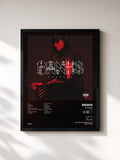 #noir Tableau de l'album Goddess (Deluxe) de Banks, cadre noir, imprimé et encadré en France