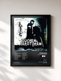 #noir Tableau de l'album Suchen & Zerstören de Chakuza, cadre noir, imprimé et encadré en France