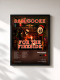 #noir Tableau de l'album For The Fireside de Sam Cooke, cadre noir, imprimé et encadré en France