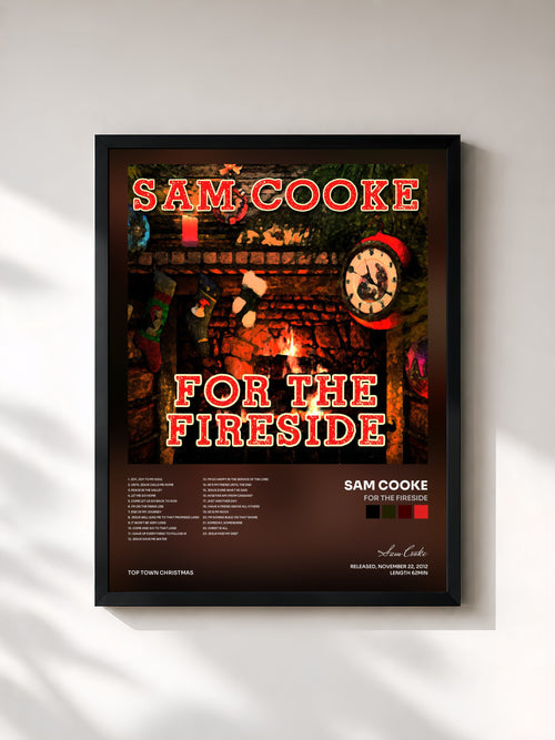 Sam Cooke · For The Fireside — Affiche encadrée