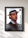 #noir Tableau de l'album Luca Carboni de Luca Carboni, cadre noir, imprimé et encadré en France