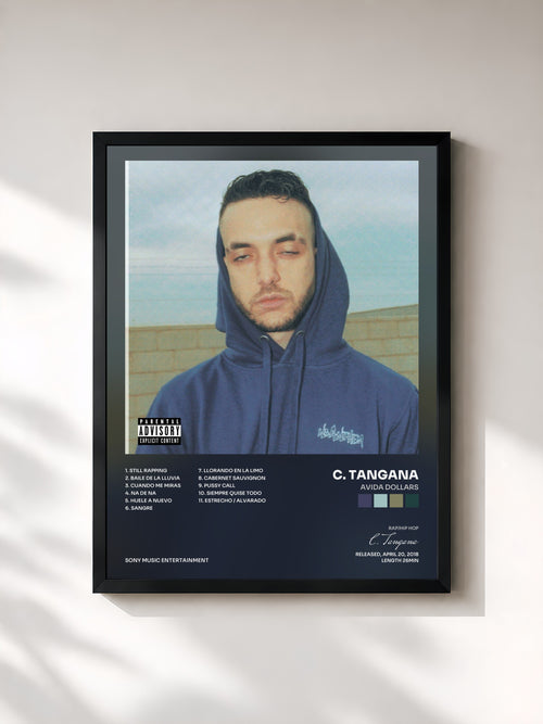 C. Tangana · Avida Dollars — Affiche encadrée