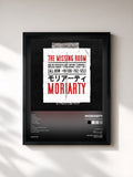 #noir Tableau de l'album The Missing Room de Moriarty, cadre noir, imprimé et encadré en France