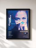 #noir Tableau de l'album Surprise de Crystal Waters, cadre noir, imprimé et encadré en France