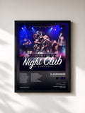 #noir Tableau de l'album Loquera En El Nightclub de El Komander, cadre noir, imprimé et encadré en France