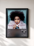 #noir Tableau de l'album the id de Macy Gray, cadre noir, imprimé et encadré en France