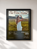 #noir Tableau de l'album This Time Around de Colbie Caillat, cadre noir, imprimé et encadré en France