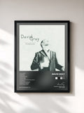 #noir Tableau de l'album Foundling de David Gray, cadre noir, imprimé et encadré en France