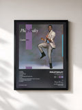 #noir Tableau de l'album Continuation (Expanded Edition) de Philip Bailey, cadre noir, imprimé et encadré en France