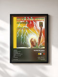 #noir Tableau de l'album Jerusalem (2010 Remastered Edition) de Alpha Blondy, cadre noir, imprimé et encadré en France