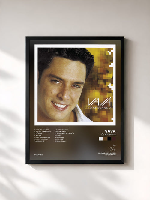 Vava · Tô Chegando — Affiche encadrée