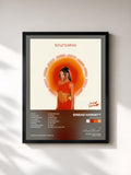 #noir Tableau de l'album Boundaries de Sinead Harnett, cadre noir, imprimé et encadré en France