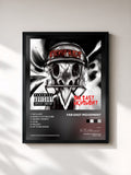 #noir Tableau de l'album KTown Riot de Far East Movement, cadre noir, imprimé et encadré en France