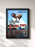 #noir Tableau de l'album More Up 2 Di Time de Vybz Kartel, cadre noir, imprimé et encadré en France