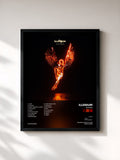 #noir Tableau de l'album ASCEND de Illenium, cadre noir, imprimé et encadré en France
