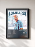 #noir Tableau de l'album LOMBARDI (Deluxe Version) de Pietro Lombardi, cadre noir, imprimé et encadré en France
